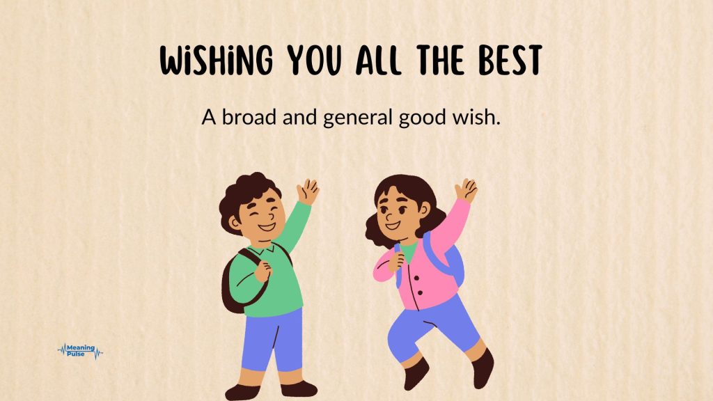 Wishing you all the best