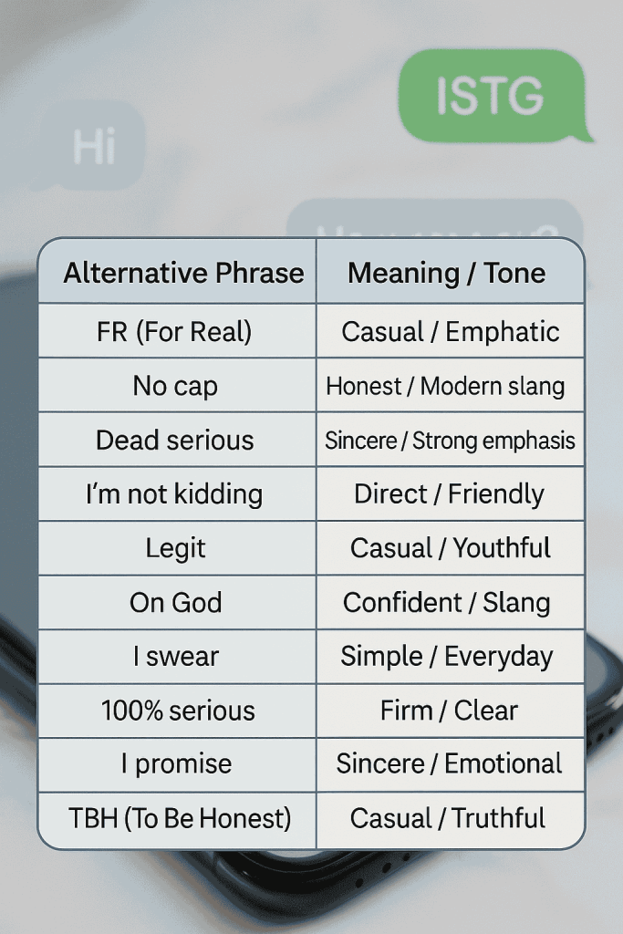 Alternatives to “ISTG”