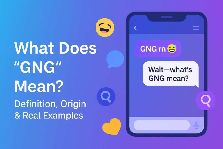 What Does “GNG” Mean? Definition, Origin & Real Examples